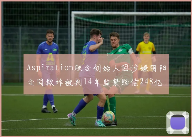 Aspiration联合创始人因涉嫌阴阳合同欺诈被判14年监禁赔偿248亿